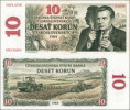 Československo 10 korún 1984 Gottwald satira (súkromné vydanie)